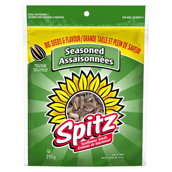 Spitz Seasoned Sunflower Seeds, 210 g