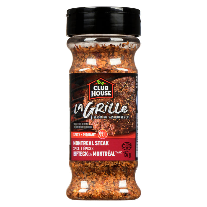 Club House La Grille Seasoning Spicy Montreal Steak Spice 157 g