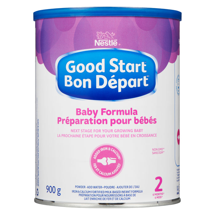 Good Start Iron & Calcium Fortified Milk-Based Infant Formula Baby Formula Powder 2, 6 Months+, 900 g