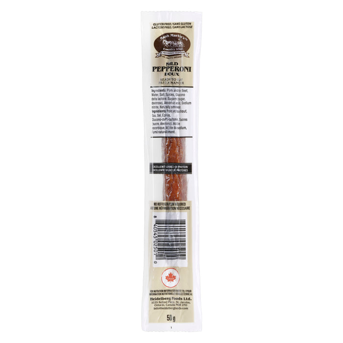Bâtonnets de pepperoni Noah Martin's, 50 g