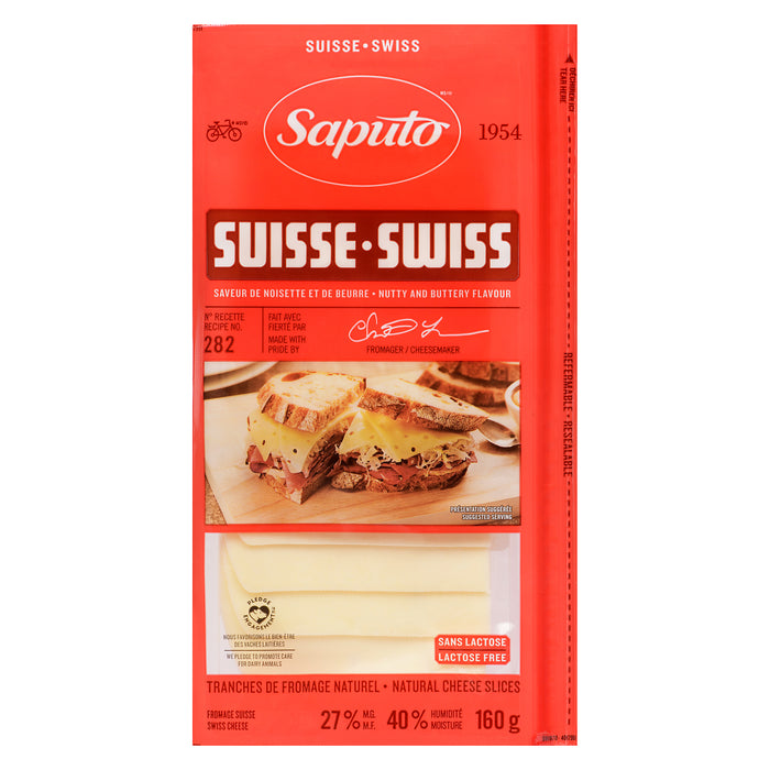 Saputo Delicatessen Swiss Cheese, 160 g