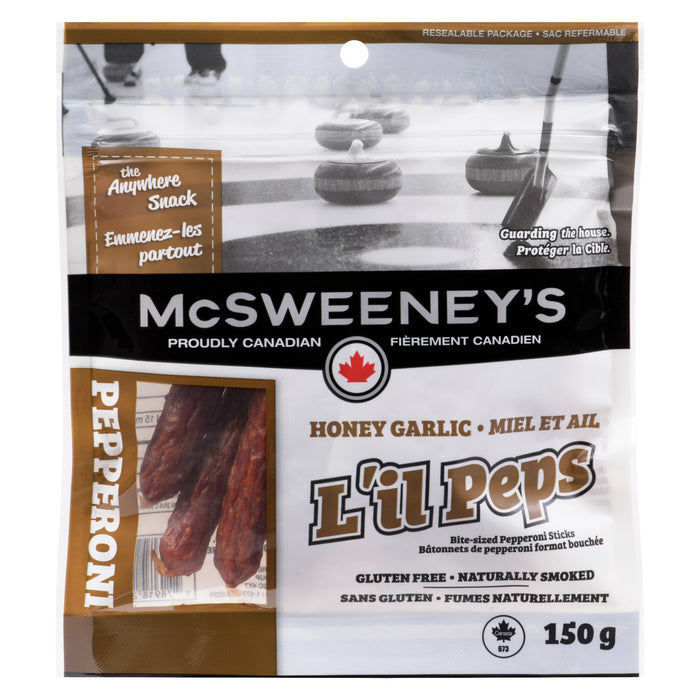 McSweeney's L'il Peps Honey Garlic Pepperoni, 150-g