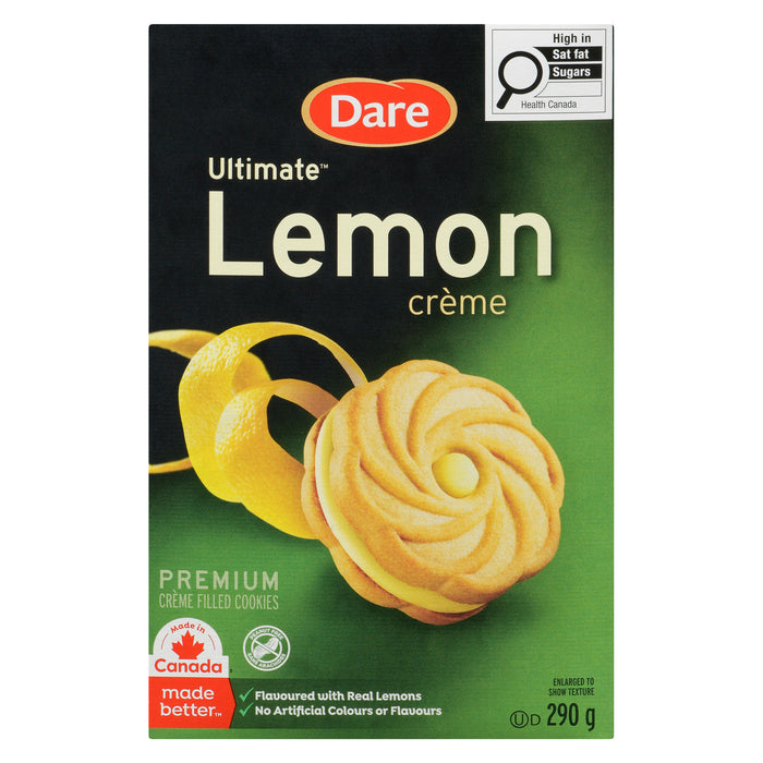 Dare Ultimate Lemon Crème Filled Cookies, 290-g