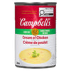 Soupe condensée de crème de poulet faible teneur en gras Campbell's - 284 ml