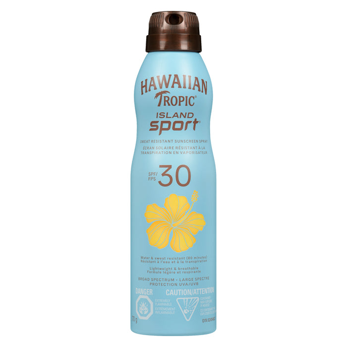 Hawaiian Tropic Island Sport Ultra-light Sport Sunscreen Spray SPF 30 - 170ml