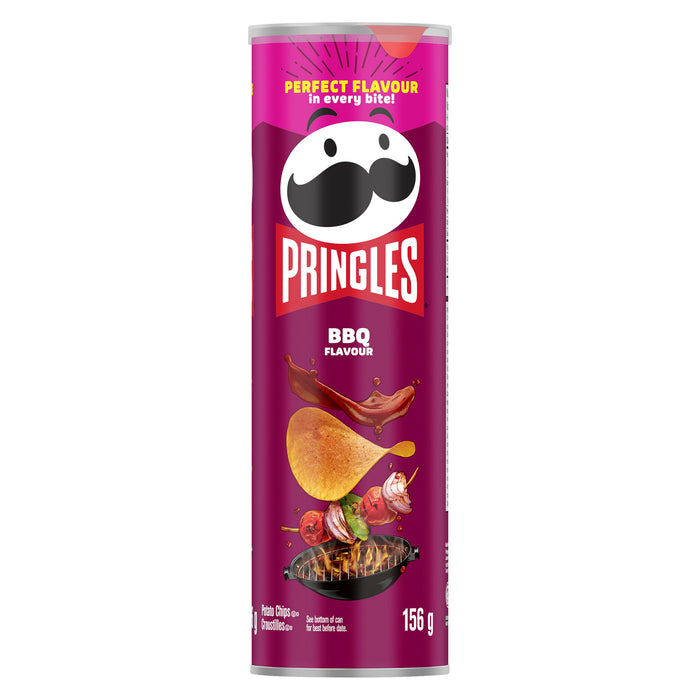 Pringles Croustilles Saveur de BBQ, 156 g
