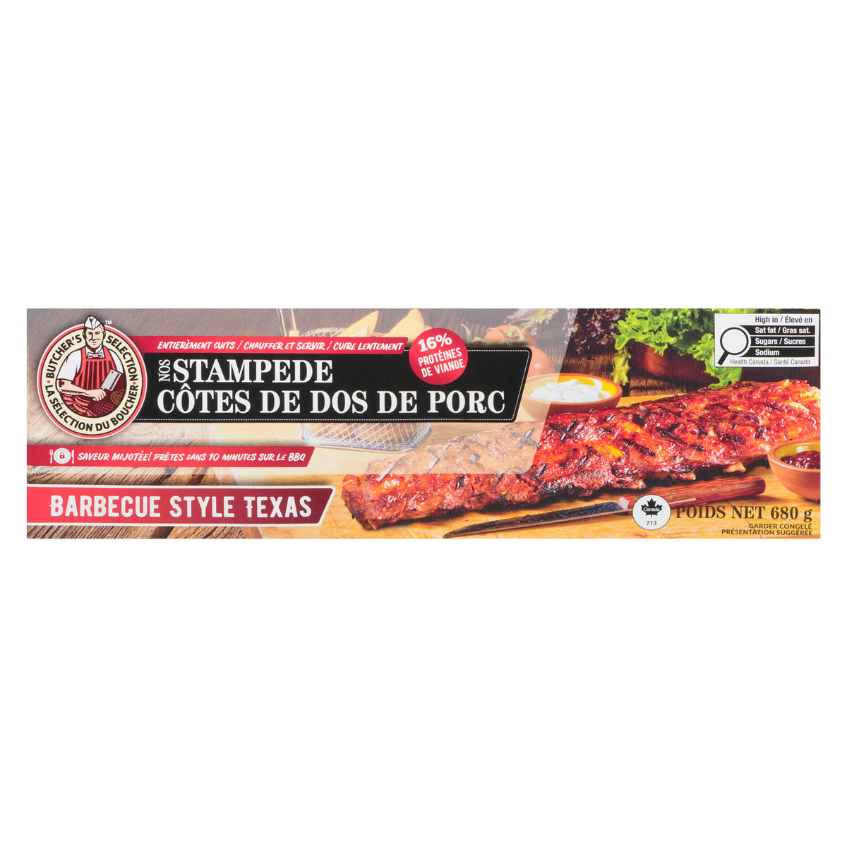 Butcher's Selection Our Stampede Pork Back Ribs Texas Barbecue, 680 g ...