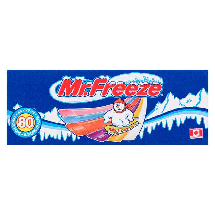 Mr. Freeze Bâtons Glacés, Emballage de 80, 20 ml