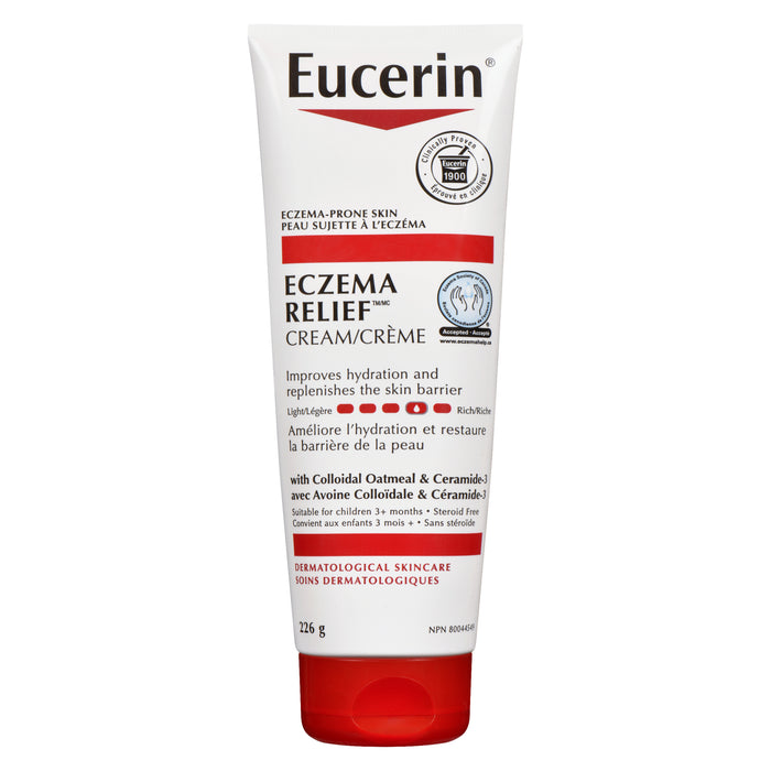 Eucerin Eczema Relief Crème Hydratante, 226 g