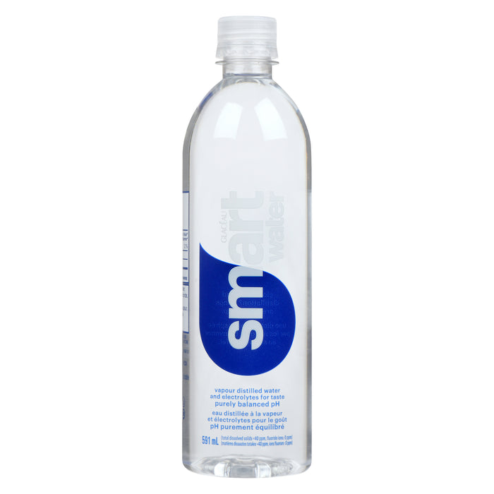 Glacéau Smartwater Distilled Water + Electrolytes Balanced pH, 591 ml