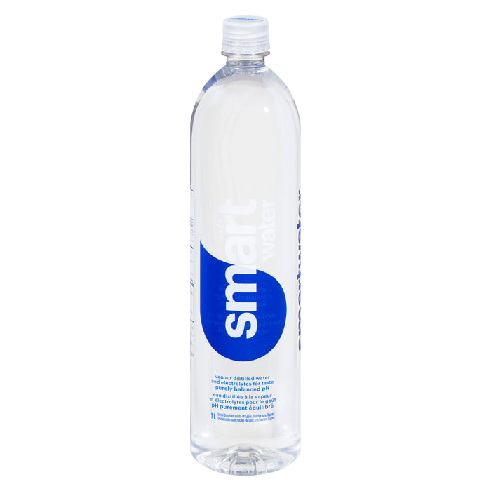 Eau distillée à la vapeur avec électrolytes Smartwater Glacéau, 1 L