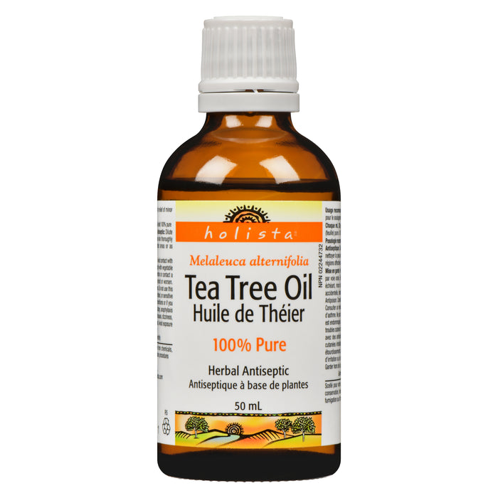Holista Melaleuca Alternifolia 100 % Pure Tea Tree Oil, 50-ml