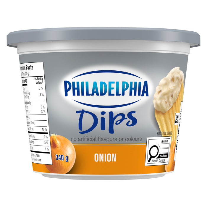 Philadelphia Trempettes Oignon, 340 g