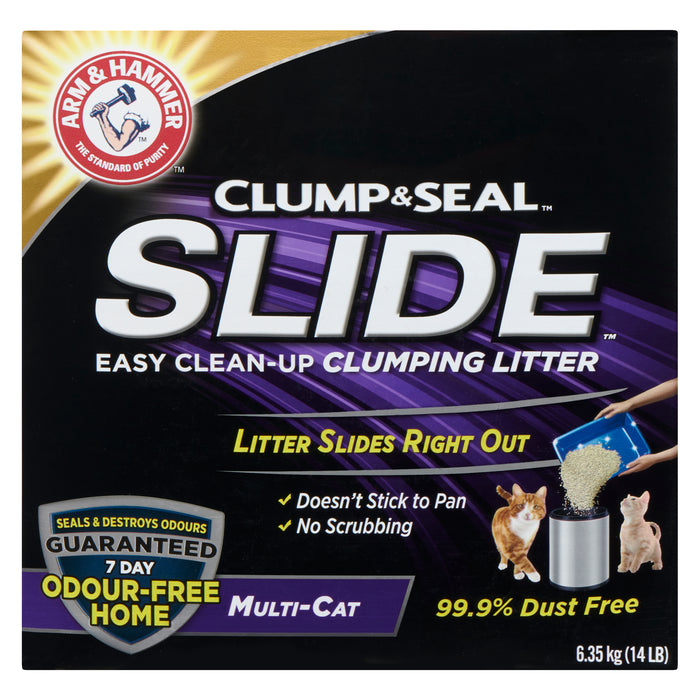 Litière agglomérante pour chats ARM & HAMMER Slide  6,4 kg