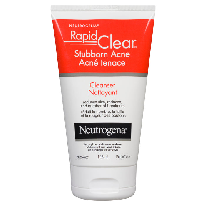 Neutrogena Rapid Clear Paste Stubborn Acne Cleanser, 125-ml