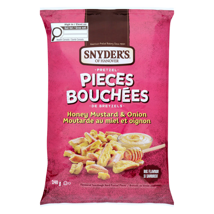 Snyder's of Hanover Honey Mustard and Onion Pretzel Pieces - 240g