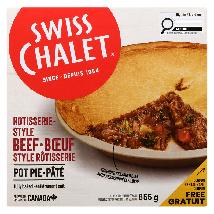 Pâté au boeuf style rôtisserie Swiss Chalet - 655 g