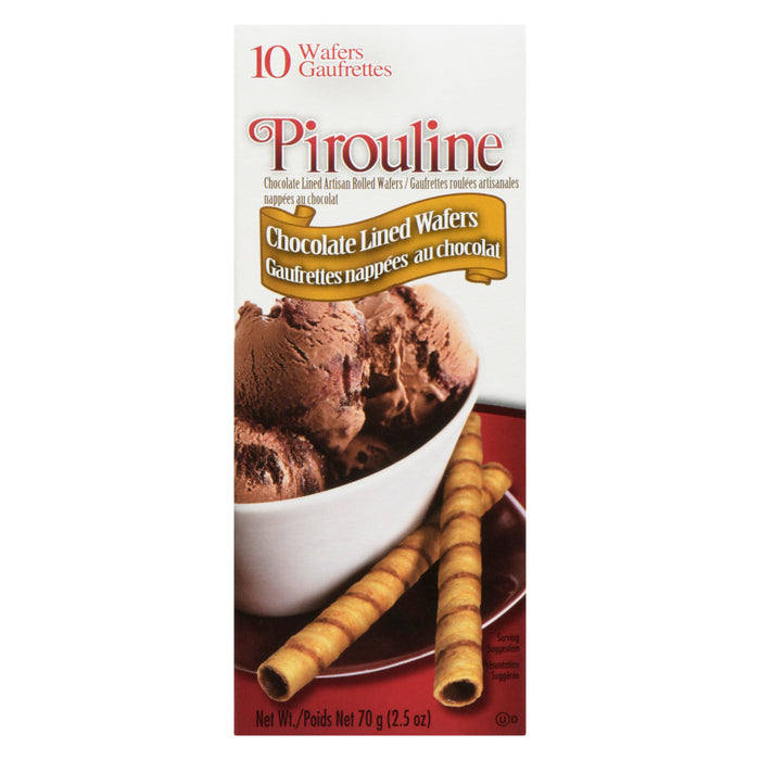 Pirouline Chocolate Lined Wafers - 70g