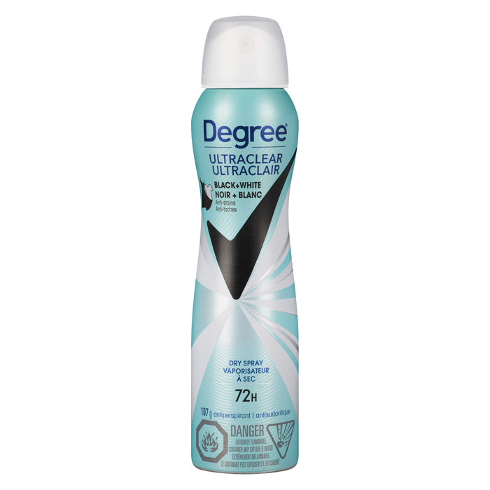 Degree Women's Black & White Dry Spray Deodorant - 107g