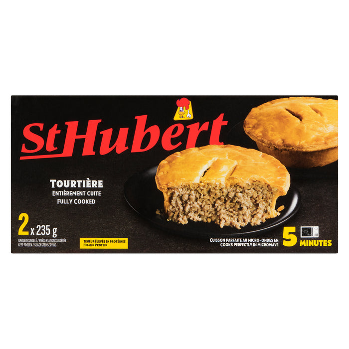 St-Hubert Fully Cooked Tourtière, 2-Pack, 235-g