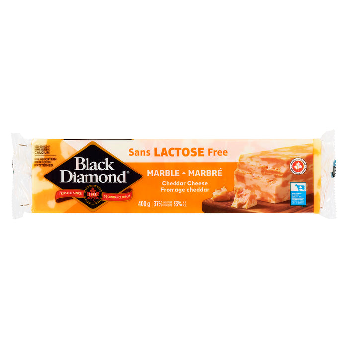 Black Diamond Lactose Free Marble Cheddar Cheese - 400g