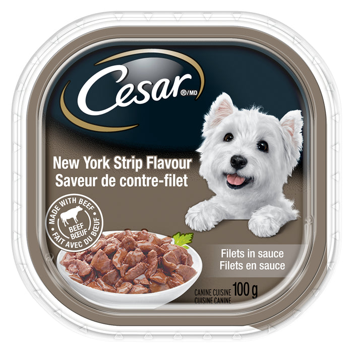 Cesar Filets in Sauce New York Strip Flavour, 100g