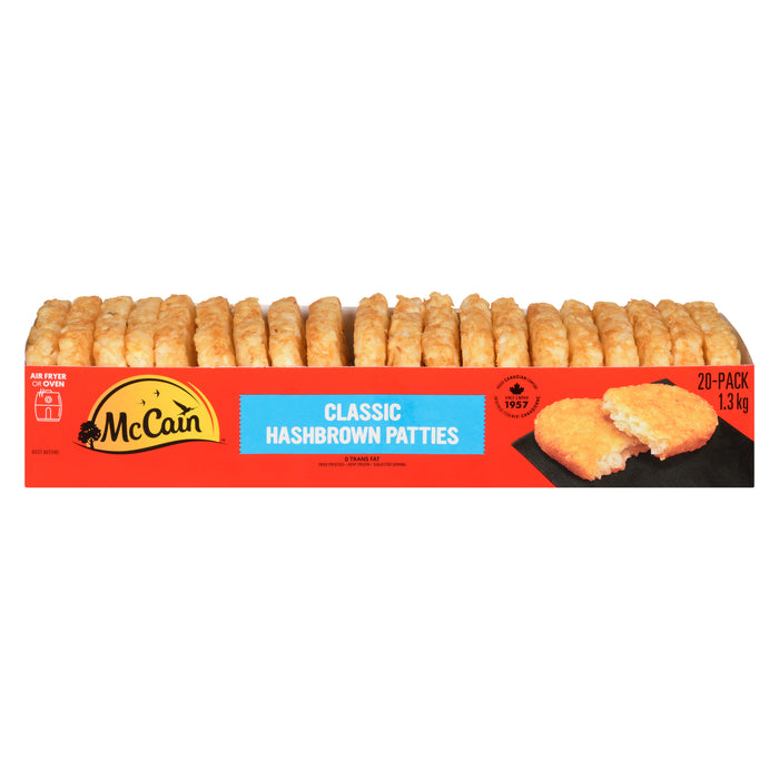 McCain Pommes de Terre Frites Galettes de Pommes de Terre Classique, emb. de 20
