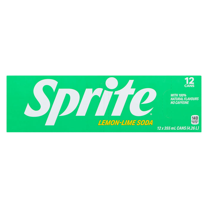 Soda citron-lime Sprite, emb. de 12 - 355 ml