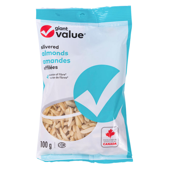 Giant Value Silvered Almonds, 100 g