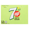 Boisson gazeuse 7UP Zéro sucre, emb. de 12, 355 ml