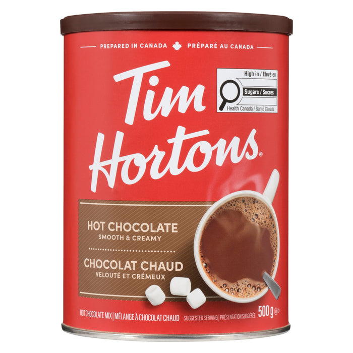 Tim Hortons Mélange à Chocolat Chaud Velouté et Crémeux, 500 g