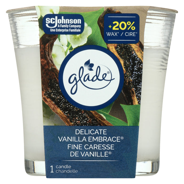 Glade Delicate Vanilla Embrace Candle