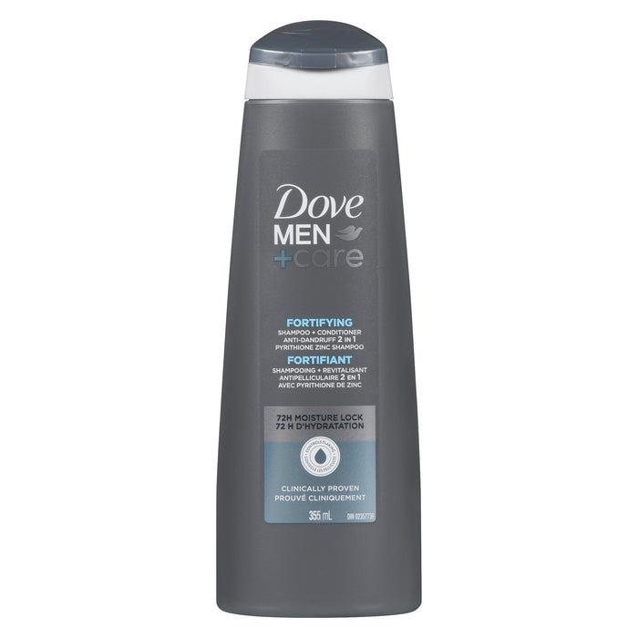 Shampooing-revitalisant 2 en 1 Men+Care Fortifiant antipelliculaire, 355 ml
