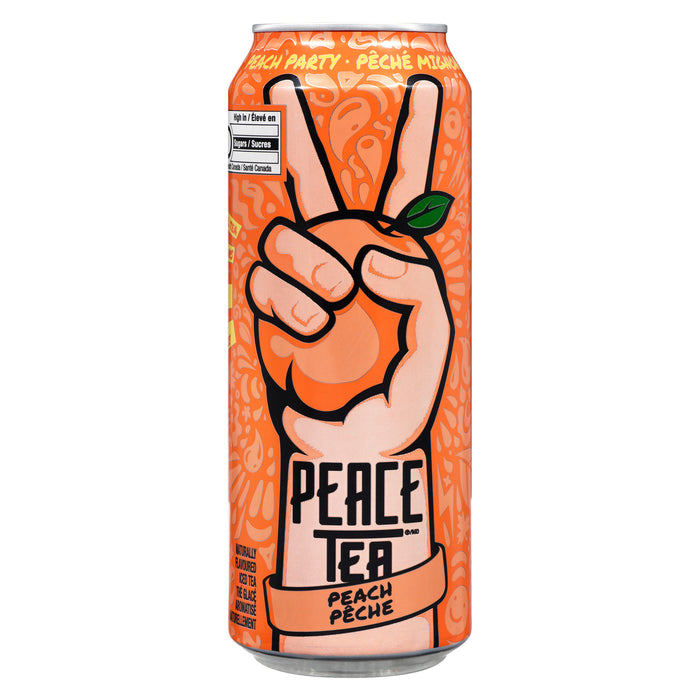 Peace Tea Thé Glacé Aromatisé Naturellement Pêche, 695 ml