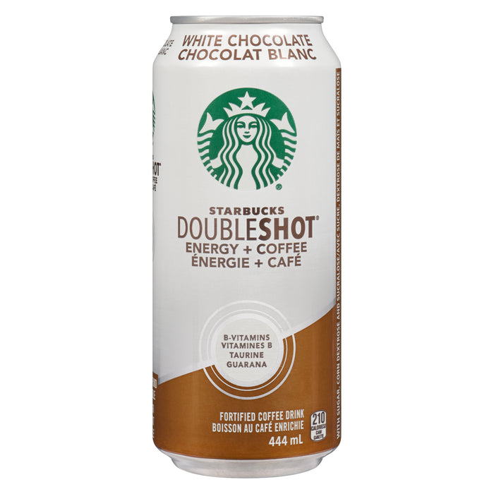 Starbucks Doubleshot White Chocolate Energy Drink with Coffee, 444-mL