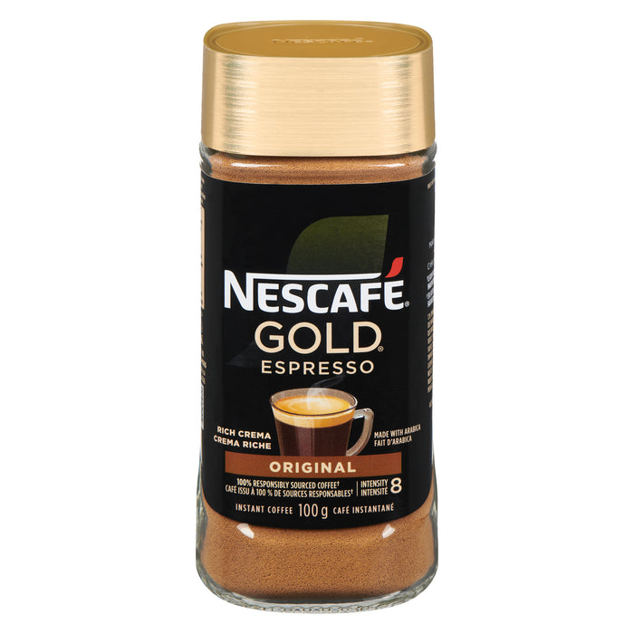 Nescafe Gold Espresso Instant Coffee, 100-g
