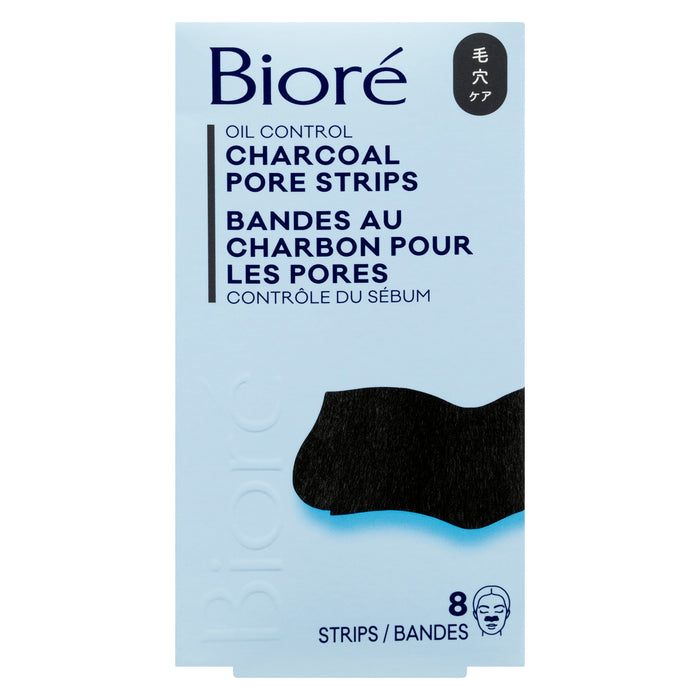 Bioré Deep Pore Charcoal Cleansing Strips, 8-Pack