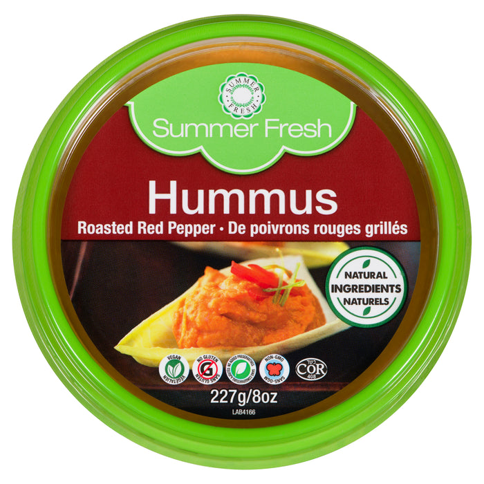 Summer Fresh Hummus Roasted Red Pepper - 227g