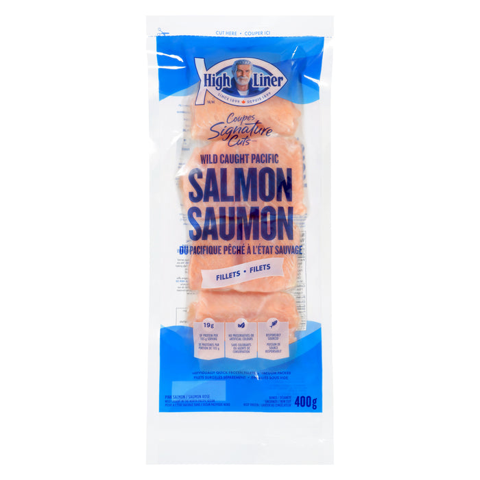 High Liner Signature Cuts Wild Pacific Salmon Fillets - 400g