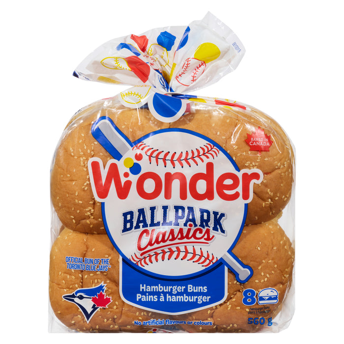 Pains à hamburger Ballpark Classics de Wonder, emb. de 8, 560 g