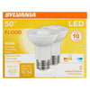 Sylvania Flood White LED 50 W PAR20 Bulbs, 2-Pack
