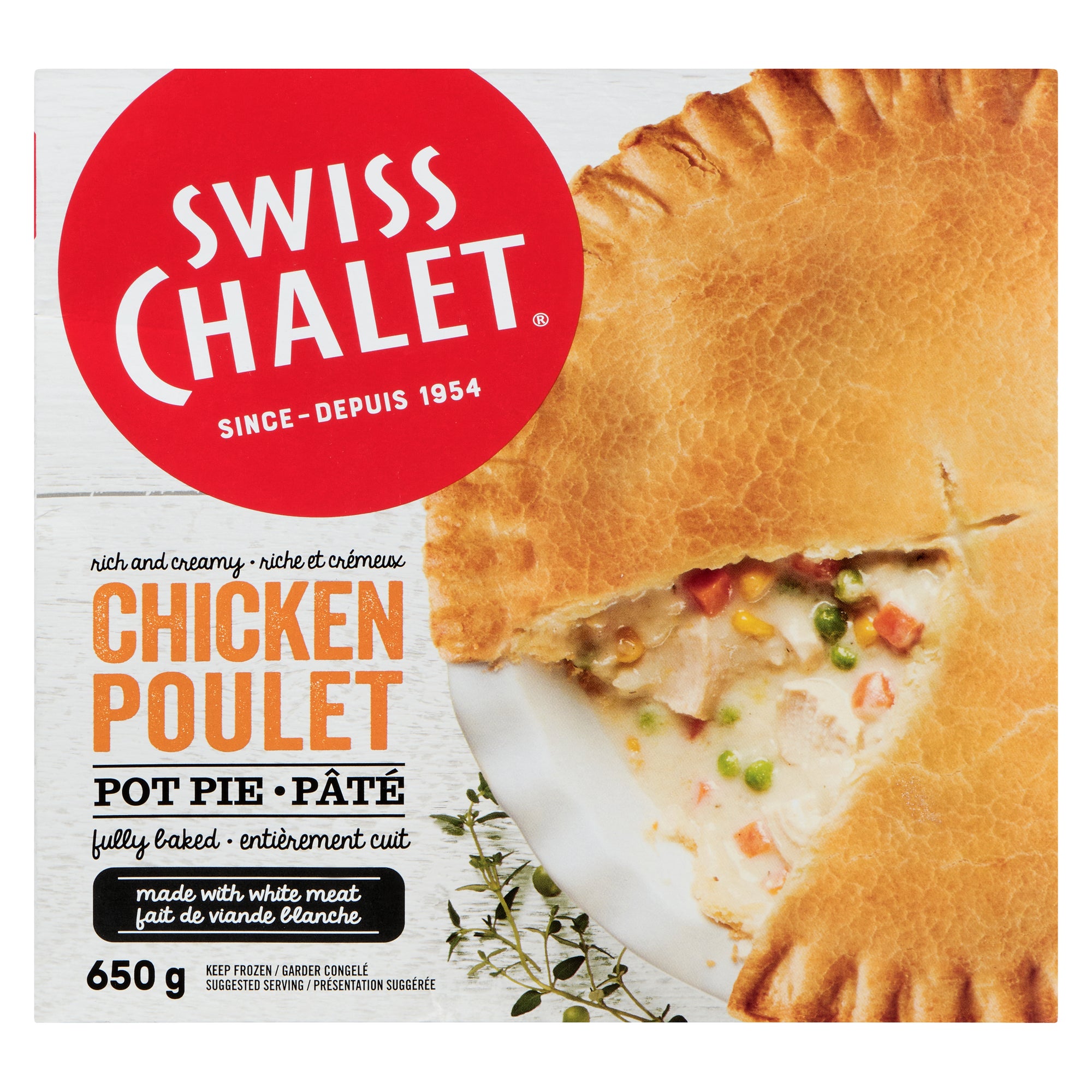 Swiss Chalet Pot Pie Chicken in Homestyle Gravy 650g Giant Tiger