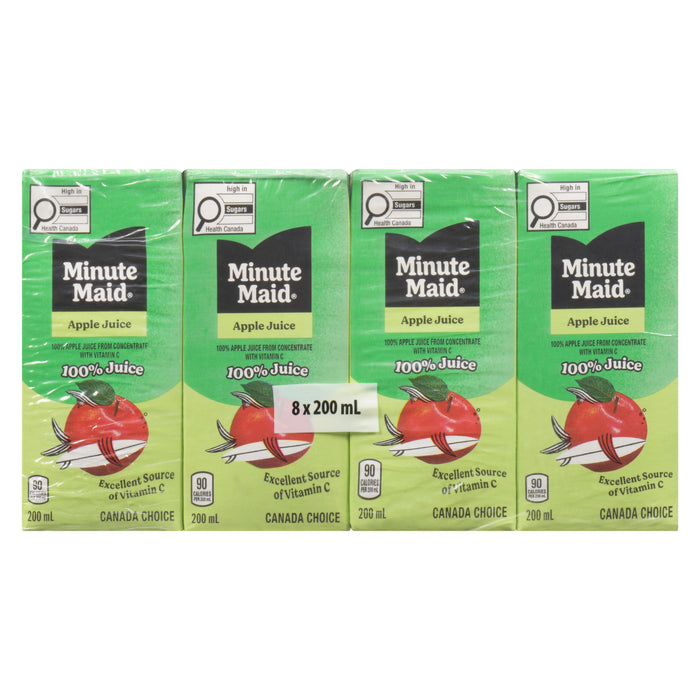 Minute Maid Apple Juice 8pk. - 200ml