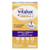 Vitalux Advanced and Omega-3 Ocular Multivitamin Easy-to-Swallow Softgel Capsules, 75-Pack