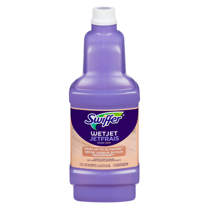 Recharge de nettoyant pour bois Swiffer Wetjet, 1,25 l