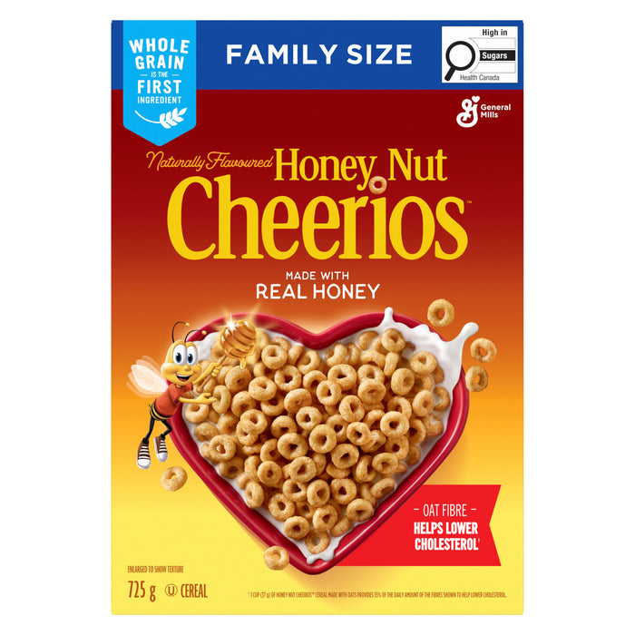 Céréales au miel et noix Cheerios Format familial - 725 g