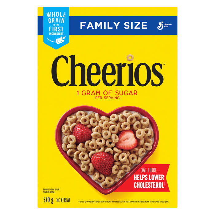 Cheerios Cereal Family Size - 570g
