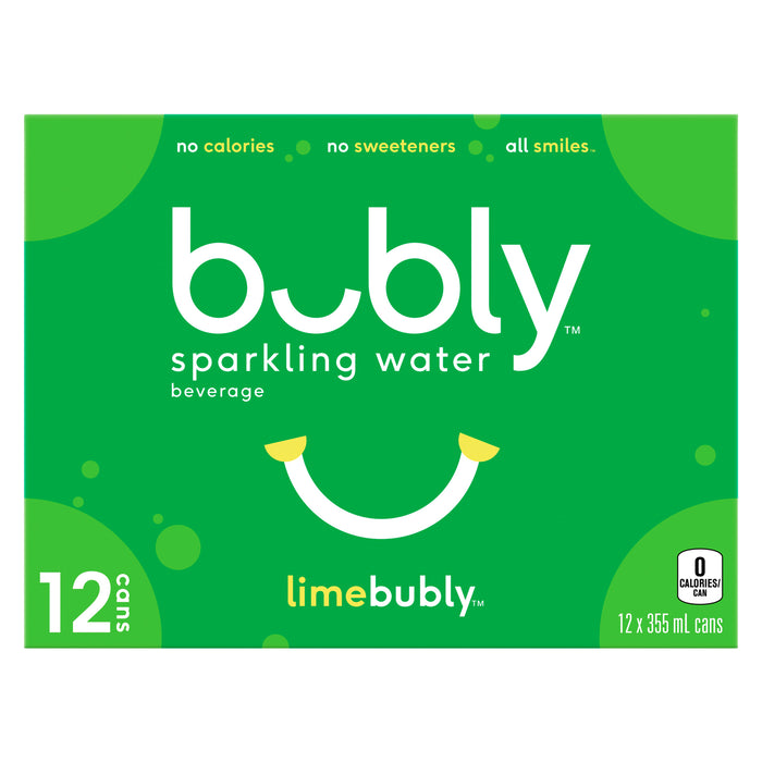 Bubly Lime Sparkling Water 12pk. - 355ml