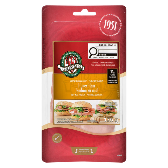 Grimm's Fine Foods Extra Lean Honey Ham, 175-g