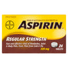 Aspirin comprimés d'acide acétylsalicylique USP concentration régulière, emb. de 24, 325 mg